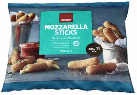 Bilde av Coop Mozzarella Sticks. Bilde av Coop Mozzarella Sticks.
