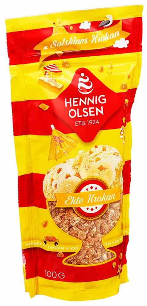 Bilde av Hennig Olsen Ekte Krokan strøssel 100g.