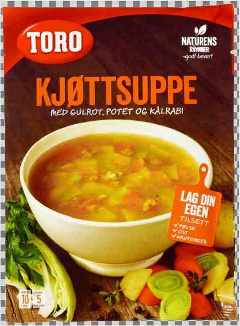 Bilde av Toro kjøttsuppe med grønnsaker. Bilde av Toro kjøttsuppe med grønnsaker.