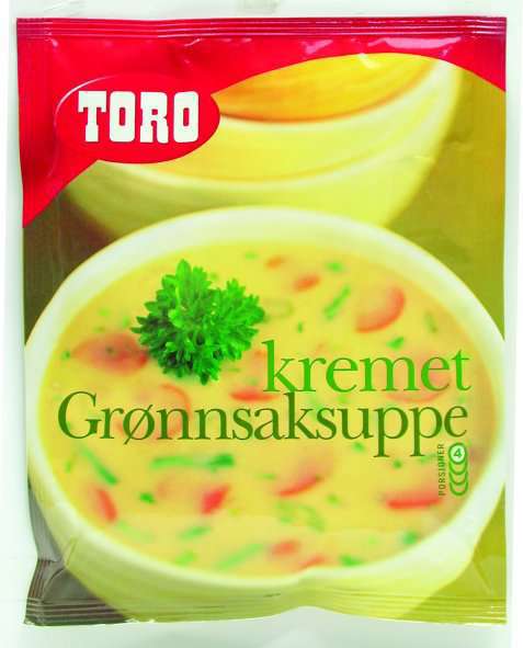 Bilde av Toro kremet grønnsaksuppe. Bilde av Toro kremet grønnsaksuppe.