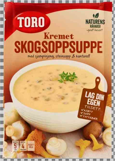 Bilde av Toro kremet skogsoppsuppe.
