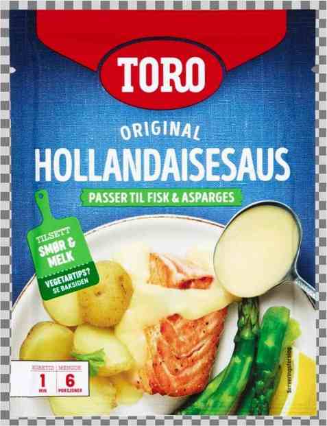 Bilde av Toro hollandaisesaus tilberedt. Bilde av Toro hollandaisesaus tilberedt.