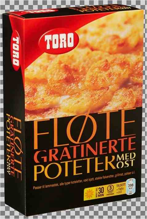 Bilde av Toro fløtegratinerte poteter med ost.