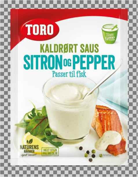 Bilde av Toro kaldrørt sitron og peppersaus. Bilde av Toro kaldrørt sitron og peppersaus.