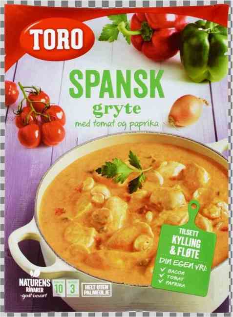 Bilde av Toro spansk gryte med tomat og paprika. Bilde av Toro spansk gryte med tomat og paprika.