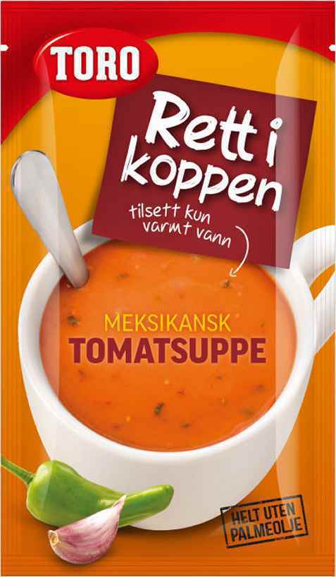 Bilde av Toro Rett i Koppen meksikansk tomatsuppe. Bilde av Toro Rett i Koppen meksikansk tomatsuppe.
