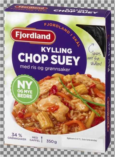 Bilde av Fjordland Kylling Chop Suey med ris og grønnsaker. Bilde av Fjordland Kylling Chop Suey med ris og grønnsaker.