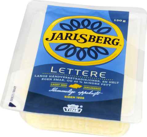 Bilde av Jarlsberg, gulost, lettere. Bilde av Jarlsberg, gulost, lettere.