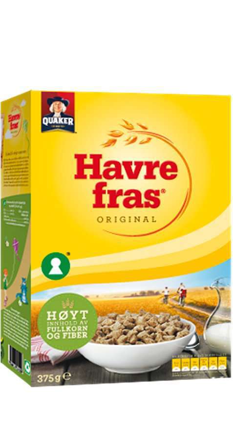 Bilde av Quaker Havrefras Havreputer. Bilde av Quaker Havrefras Havreputer.