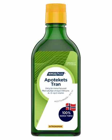 Bilde av Tran, Nycoplus Apotekets tran. Bilde av Tran, Nycoplus Apotekets tran.