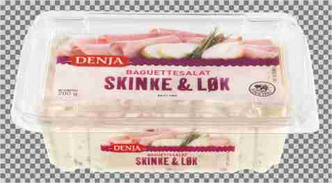 Bilde av Denja Baguettesalat skinke og løk. Bilde av Denja Baguettesalat skinke og løk.