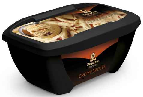 Bilde av Diplom-is Premium creme Brulee. Bilde av Diplom-is Premium creme Brulee.