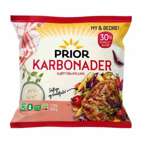 Bilde av Prior Karbonader av kylling-kalkun. Bilde av Prior Karbonader av kylling-kalkun.