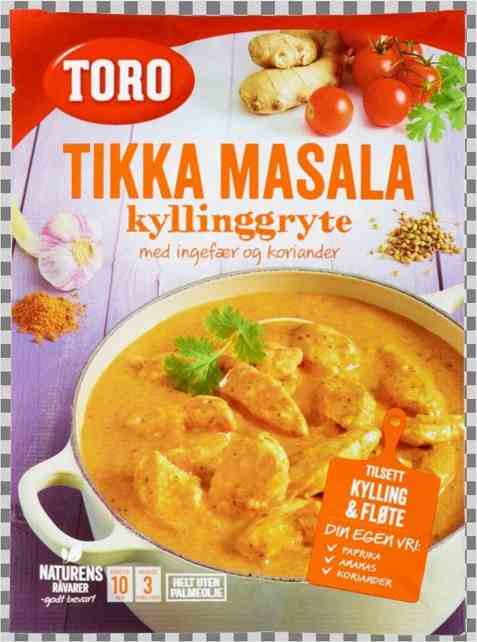 Bilde av Toro indisk gryte tikka masala. Bilde av Toro indisk gryte tikka masala.