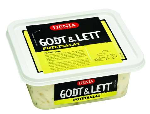 Bilde av Denja godt og lett potetsalat.