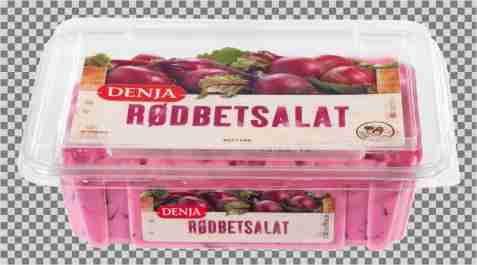 Bilde av Denja rødbetesalat. Bilde av Denja rødbetesalat.