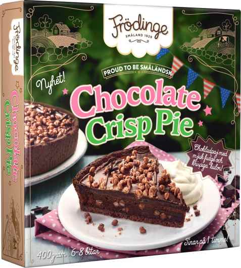 Bilde av Frødinge chocolate crisp pie. Bilde av Frødinge chocolate crisp pie.