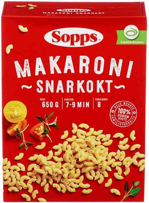 Bilde av Sopps makaroni snarkokt.