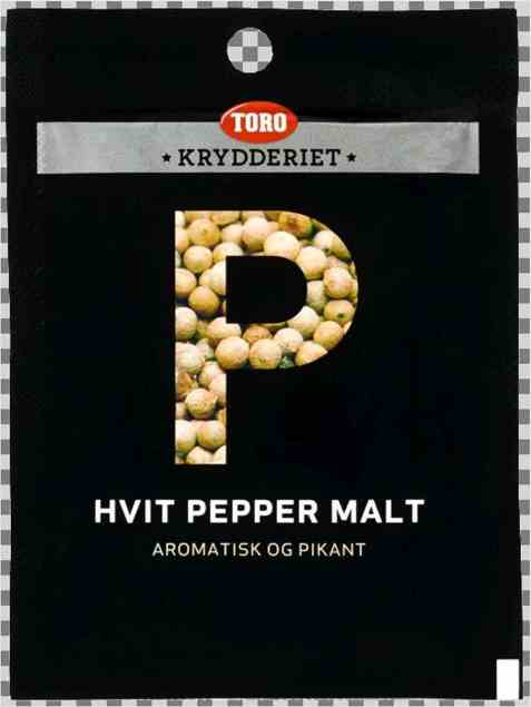 Bilde av Toro Krydderiet Hvit Pepper. Bilde av Toro Krydderiet Hvit Pepper.