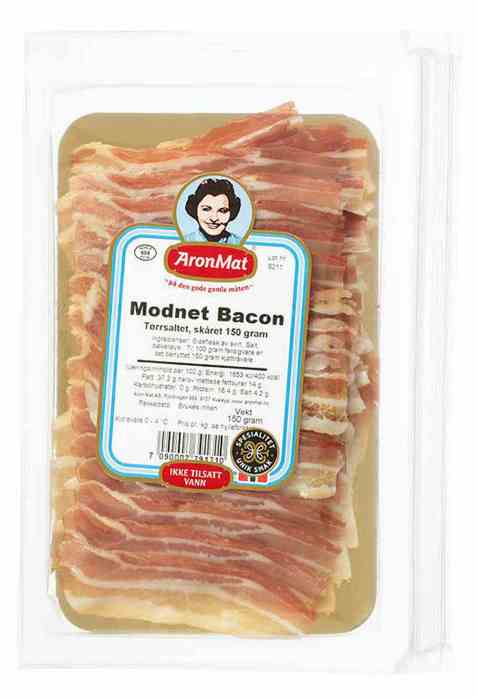 Bilde av Aron Mat Tørrsaltet bacon 150 gr.