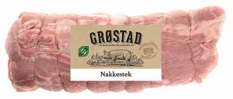Bilde av Grøstadgris svinenakke. Bilde av Grøstadgris svinenakke.