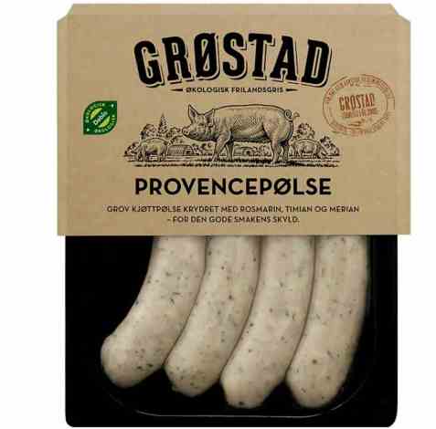 Bilde av Grøstadgris Provencepølse. Bilde av Grøstadgris Provencepølse.