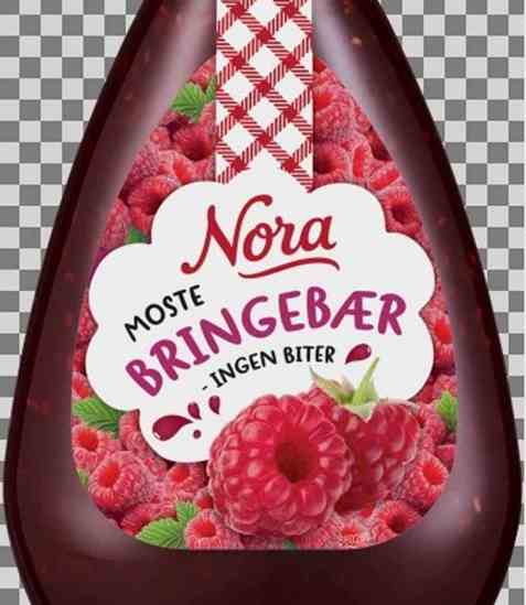 Bilde av Nora Squeezy Bringebærsyltetøy. Bilde av Nora Squeezy Bringebærsyltetøy.