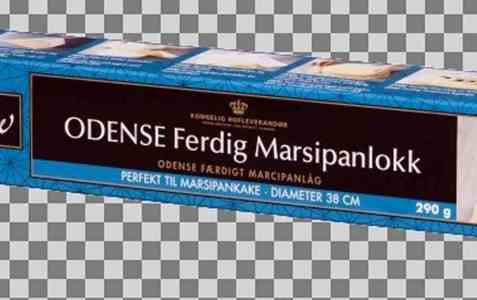 Bilde av Odense ferdig marsipanlokk. Bilde av Odense ferdig marsipanlokk.