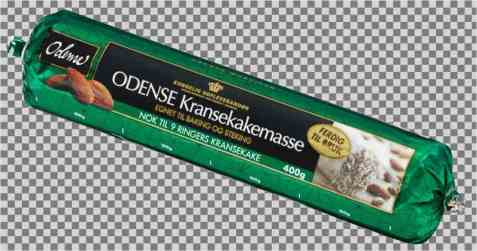 Bilde av Odense kransekakemasse. Bilde av Odense kransekakemasse.