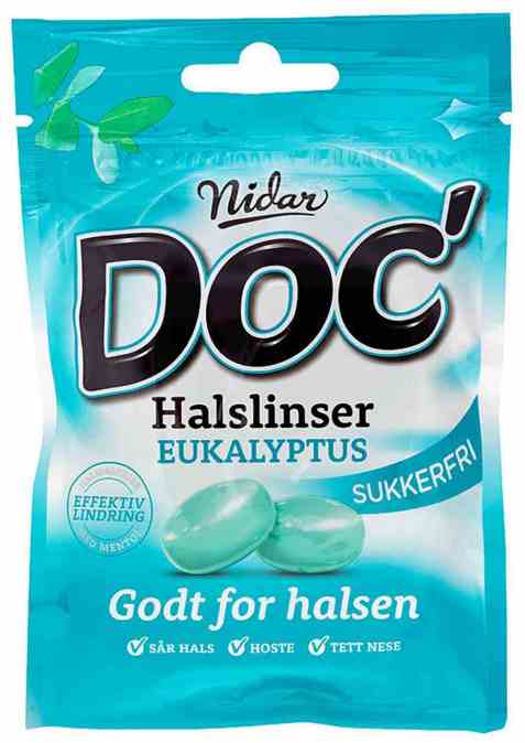 Bilde av Nidar Doc Halslinser Eucalyptus. Bilde av Nidar Doc Halslinser Eucalyptus.