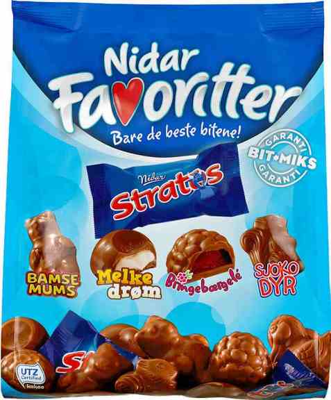 Bilde av Nidar favoritter Blå pose. Bilde av Nidar favoritter Blå pose.