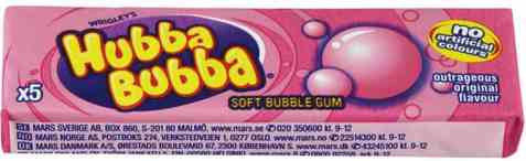 Bilde av Hubba Bubba original Fruits. Bilde av Hubba Bubba original Fruits.