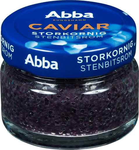 Bilde av Abba caviar svart rognkjeksrogn. Bilde av Abba caviar svart rognkjeksrogn.