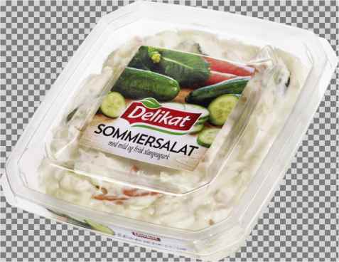 Bilde av Delikat sommersalat. Bilde av Delikat sommersalat.