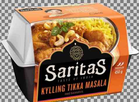 Bilde av Saritas Kylling Tikka Masala. Bilde av Saritas Kylling Tikka Masala.