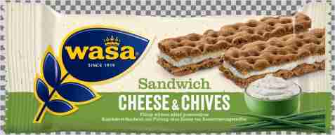 Bilde av Wasa Sandwich gressløk. Bilde av Wasa Sandwich gressløk.