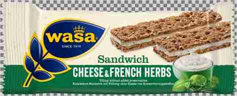 Bilde av Wasa Sandwich french herbs. Bilde av Wasa Sandwich french herbs.