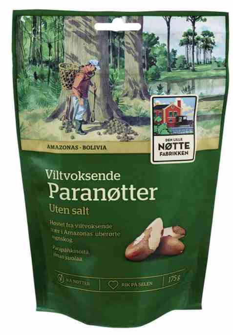 Bilde av Den Lille Nøttefabrikken paranøtter. Bilde av Den Lille Nøttefabrikken paranøtter.