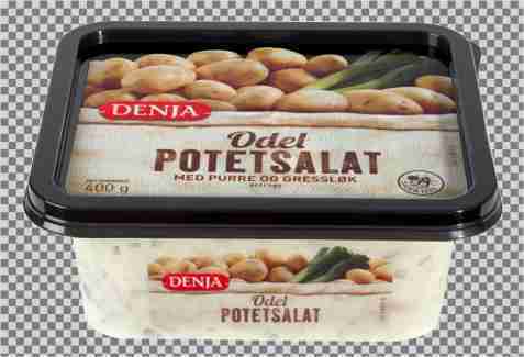 Bilde av Denja Odel Potetsalat purre og gressløk. Bilde av Denja Odel Potetsalat purre og gressløk.