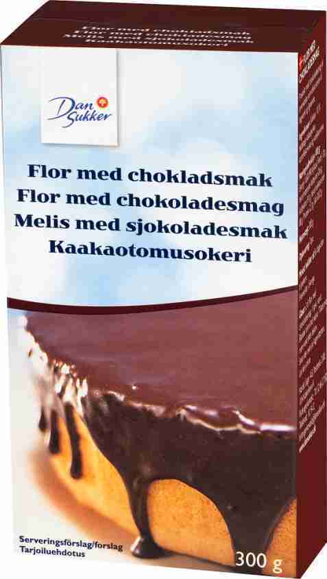 Bilde av Dansukker Melis med sjokoladesmak. Bilde av Dansukker Melis med sjokoladesmak.