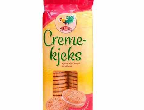 Bilde av Sætre cremekjeks sitron. Bilde av Sætre cremekjeks sitron.