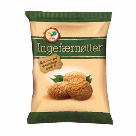 Bilde av Sætre ingefærnøtter. Bilde av Sætre ingefærnøtter.