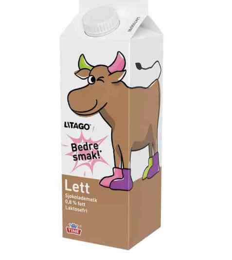 Bilde av Tine Litago Lett Sjokolademelk.