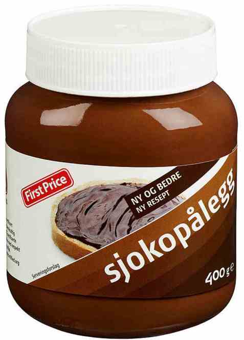 Bilde av First Price sjokopålegg. Bilde av First Price sjokopålegg.