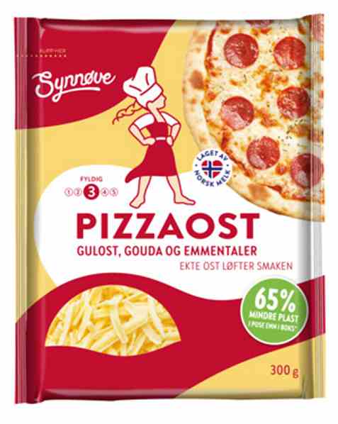 Bilde av Synnøve Revet Pizzaost 300gr. Bilde av Synnøve Revet Pizzaost 300gr.