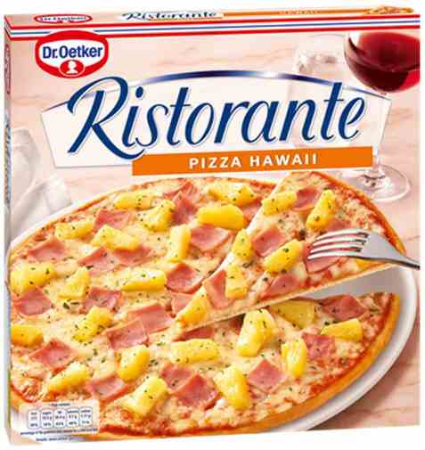 Bilde av DrOetker Ristorante Pizza Hawaii. Bilde av DrOetker Ristorante Pizza Hawaii.