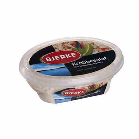 Bilde av Bjerke krabbesalat. Bilde av Bjerke krabbesalat.