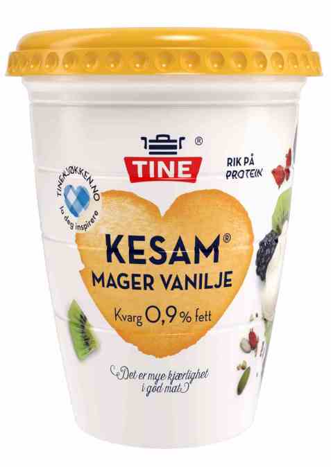 Bilde av Tine Kesam Vanilje Mager. Bilde av Tine Kesam Vanilje Mager.