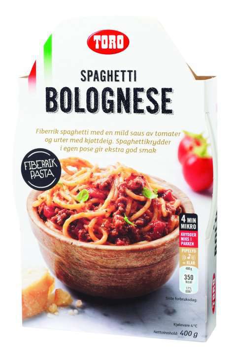 Bilde av Toro Velbekomme Spagetti med kjøttsaus. Bilde av Toro Velbekomme Spagetti med kjøttsaus.
