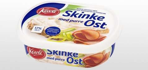 Bilde av Kavli skinke/purre ost beger. Bilde av Kavli skinke/purre ost beger.